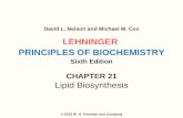 Lehninger LCA Ch21