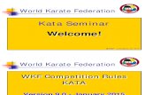 Karate Regras WKF - KATA