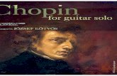 Chopin Fr 233 d 233 Chopin for Guitar - Arr. Jozsef Eotvos