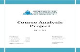Course Analysis