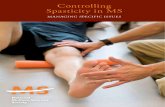 Controlling Spasticity in Ms