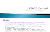 EDCS Portal - Dealer Training Kit_Karunesh Mathuur