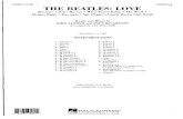 Beatles Love Score and Parts 265779646