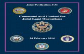 Joint Publication 3-31 Command and Control for Joint Operations (2014)