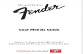 AmpliTube Fender Gear Models