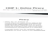 Copyright and Online Piracy