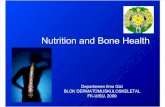 Nutrition and Bone Health