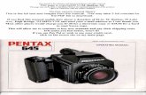 Pentax 645 manual