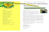 Uplands School Weekly Newsletter Term 2 Issue 1 15 January 2016 Final