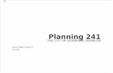Planning 241 Report