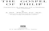 Wilson's "The Gospel Of Philip"