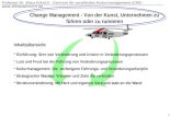Professor Dr. Klaus Eckrich - Centrum für excellentes Kulturmanagement (CEK) -  1 Change Management - Von der Kunst, Unternehmen.