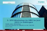 1 16.07.2015 3. SFX-Workshop im GBV im Juni 2015 in Göttingen TUHH, Univ.-Bibliothek SFX-Verlinkung von OBooks an der TUB HH Karin Lass SFX-Verlinkung.