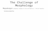 The Challenge of Morphology Mapudungun (Indigenous Language of Chile and Argentina, ~1 Million Speakers) Allkütulekefun.