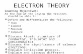 Electron Theory Electronology