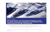 Mkt 13041 Prevention of Contamination and Cross Contamination in Medicinal Manufacture r01