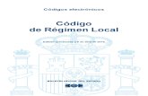 BOE-019 Codigo de Regimen Local