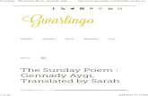 Gennady Aygi (the POET WHO is COMPARED to CELAN)-English Translation - Some Poems