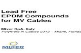 Mixer SpA - Lead Free EPDM Compounds for MV Cables