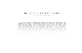 Messiaen - Le Merle Bleu Score