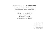 Guitarra FOBA 3 2015 partituras