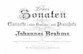 Brahms Op.120 No.1 Score