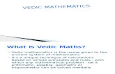 Vedic Maths Presentation