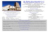 St. Peter the Apostle Bulletin 6-26-16