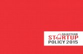 Rajasthan Startup Policy 2015