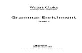 Writer's Choice - Grammar Enrichment - Grade 6