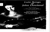 DOWLAND - Lute Songs of John Dowland (transc Nada) (voice, guitar - voce, chitarra).pdf