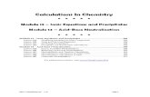 Calculations in Chemistry - CH. 13-14