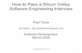 How to Pass a Silicon Valley Software Interview