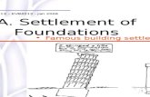 Settlement of Foundations (Notes)