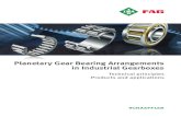 Planetary Gear Bearing Arrangements in Industrial Gear Boxes Technical Fag