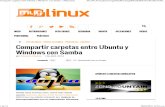 Compartir Carpetas Entre Ubuntu y Windows Con Samba » MuyLinux