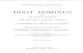 Dixit Dominus - Handel
