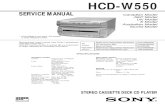Sony Hcd-w550 Sm