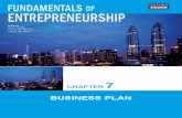 Chapter 7 Business Plan