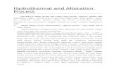 Hydrothermal and Alteration Process