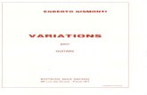 Egberto Gismonti - Varations Pour Guitare