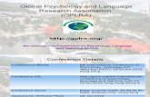 6th International Conference on Psychology, Language and Teaching (ICPLT)