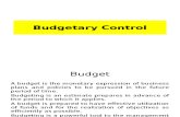 Budgetary Control in financial management