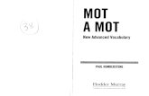 Mot a Mot - New Advanced Vocabulary