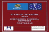 2013 State of Oklahoma EMS Protocols