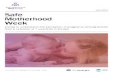 Safe Motherhood Week Report