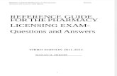 Manan Shroff Reference Guide for the Pharmacy Licensing Exam 2011 2012
