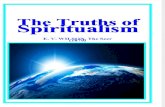 The Truths of Spiritualism - E V Wilson
