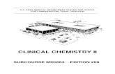 Clinical Chemistry II