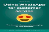 Using Whatsapp for Customer Service